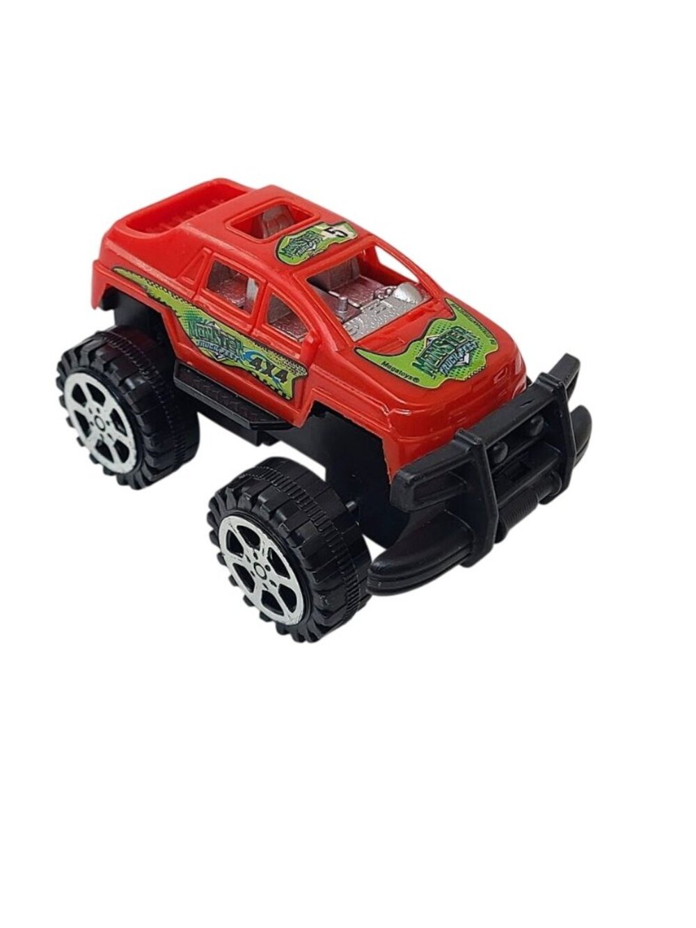 Megatoys Monster Truck Fest 4x4 Red Plastic Push Toy Vehicle